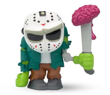 Triciclo Editores Ultrazombies Jazoomb| Muñecos Zombies Serie de Youtube | Figuras Coleccionables de Zombies | 2 Brillan en la Oscuridad y 2 Metalizados | para Niños y coleccionistas| Halloween