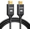 Highwings 4K HDMI Kabel 10Meter, Wand CL3-Bewertet 18Gbps HDMI 2.0 Kabel, High Speed HD Shielded Cord Professional Industrial-Grade HDMI Cable Kompatibel für Laptop, PC, HDTV, Projektor