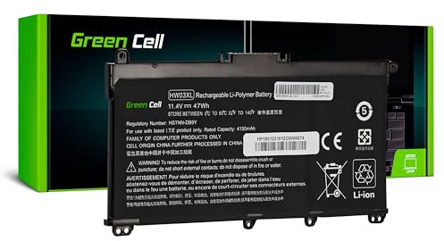 Green Cell HW03XL L97300-005 Battery for HP 250 G9 255 G8 255 G9 17-CN 17-CP Pavilion 15-EG 15-EG1103NW Laptop (4150mAh 11.4V Black)