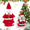 Hundekostüme Weihnachten, Haustier Weihnachtskostüm, Weihnachten Haustier Kleidung, Katze Hund Weihnachtskostüm mit Mütze Weihnachtsmann, Neujahr Lustige Anzieh Haustierpartys Bekleidung Anzüge(S)