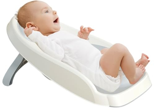 Mlllokfki Badewannensitz für Badewanne, Babybadewannensitz | Halterung - Badewannensitz - Ergonomische Badewannenhalterung für Babywanne, Badewannensitz für Babys, Badesitz