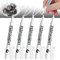 KARELLS 5 Stück Marker Weiß Stift, 2,0 mm Fadenbreite, Weiß Acrylstifte Marker Stifte Wasserfest, Kreidestifte für Tafel Abwaschbar Weiß, Wasserfest und Schnell Trocknender Permanent Marker