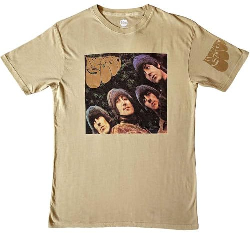 The Beatles Sand XL Cotton Polyester Band Photo Printed Short-Sleeved T-Shirt
