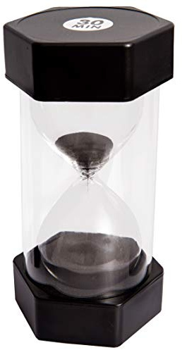 Sand Timer in Safecase - Perfect for Teachers Classrooms Home Or Office Décor (30 Minutes)