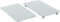 Herdabdeckplatten Universal Silber 2er Set