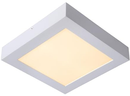 LUCIDE BRICE-LED - Deckenleuchte Badezimmer - LED Dim. - 1x22W 3000K - IP44 - Weiß