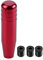 gear shifter knob + Schaltknauf, Universal Aluminiumlegierung Manueller Schaltknauf Griff Schalthebel um 13cm (Rot) Schalthebel Schalthebel