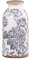 Chic Antique Melun Opal Übertopf Blumentopf mit Franz. Muster Blau Creme Vase Kanne Krug Pflanztopf Wasserdicht innen lasiert versch. Größen und Formen (Flasche H16xØ8cm)