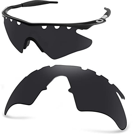 AOZAN ANSI Z87.1 Replacement Lenses Compatible with Oakley M Frame Heater Vented Sunglasses - Onyx Black
