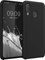 kwmobile Hülle kompatibel mit Samsung Galaxy A40 Hülle - Silikon Handy Case - Handyhülle weiche Oberfläche - kabelloses Laden - Schwarz
