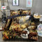 TXZSTGB 3D-gedruckte Bettwäsche, Bettbezug, Wildschwein-Gedruckter Bettbezug, Bedruckte Bettwäsche, Bettbezug mit Reißverschluss (Einzelgröße 135 x 200 cm, 1 Bettbezug + 1 Kissenbezug)
