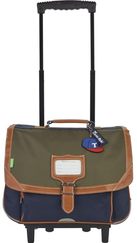 Tann's Jungen Trolley 38 cm Les Signatures Axel Khaki/Blau