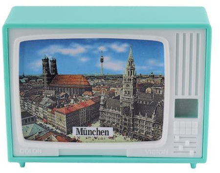 Freak Scene Gucki - klick-Fernseher - Münchener Sehenswürdigkeiten - München - hellgrün