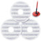 Sgizoku 3PCS Spin Mop Refill Compatible with Vile-das Spin and Clean Mop and Bucket - Thicked Scrubbing Microfiber Mop Pads Replacement for Almost Flat Spin Mops for All Floors