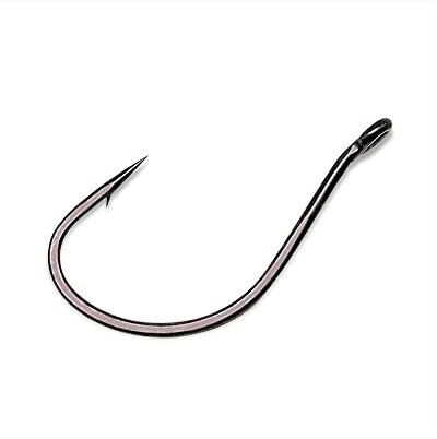 Drop Shot fishing hooks pack of 10 - Strong carbon steel wire angled eye AT PRODUCT (SIZE 10)