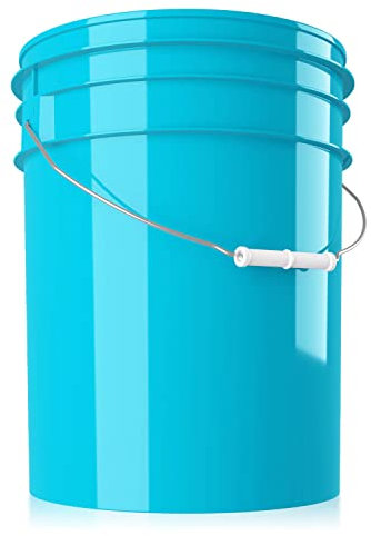 chemicalworkz Performance Bucket Wascheimer 5GAL/19L für die schonende Auto Handwäsche (hellblau) + kompatibel mit Detail Guardz - Dirt Lock & Scrub Wall, Dirt Trap Schmutzsieb, Gamma Lids