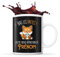 Planetee Tasse Prénom personnalisable Renard bas les pattes | Mug café ou thé idée cadeau personnalisé drôle et original pour collègue de travail famille et amis