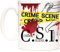 CSI Geschenktasse Kriminologe Geschenk Kaffeetasse Kaffeetasse für Tatorten-Analysten Kriminologe Geschenk Kaffeetasse