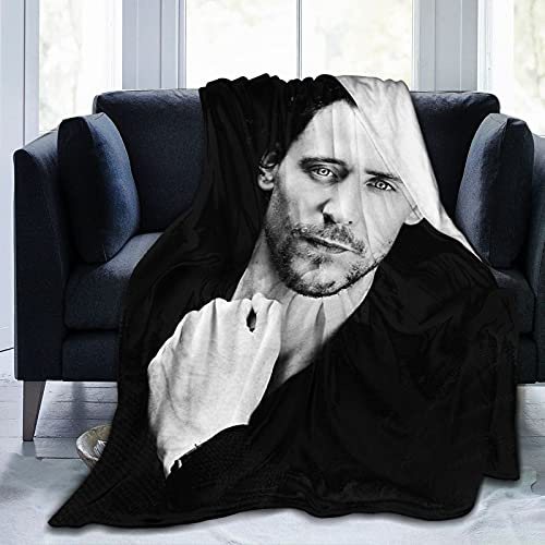 Tom Hiddleston Decke 3D-Druck Lammdecke Plüschdecke Bettwäsche Dekor Decke für Wohnzimmer Schlafzimmer Wohnheim Dekor