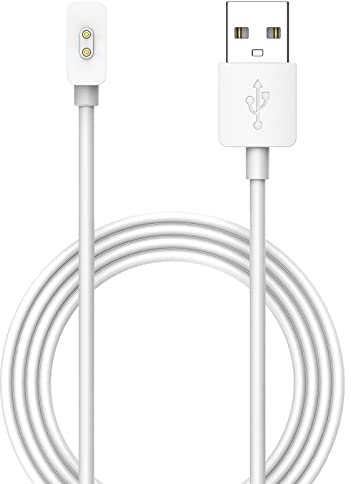 Chofit Chargeurs Compatibles Avec Redmi Watch 3 Active/Lite, Xiaomi Smart Band 8 Pro/8, Redmi Band 2 - Câble de Charge USB 100 cm, Noir (Blanc)
