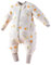 Chilsuessy Baby Schlafsack mit Beinen Warm gefüttert Winter Langarm Winterschlafsack mit Füssen Baby Schlafsack mit Füßen, Zebra Manor/1.5 Tog, 90cm/Baby Höhe 95-105cm