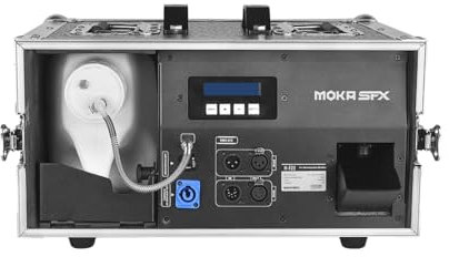 Fog Machine, 1200 W Fogger programmierbar mit DMX und Fernbedienung, 5 l Tankinhalt, und Nebelmaschine ist geräuschärmer für DJ Disco Party Hochzeit Halloween Weihnachten