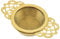 Filter Tea Mesh Fine Mesh Tea Strainers with Bowl Stainless Steel Loose Tea Infusers Strainers with Double Winged Handles for Loose Tea Juice Coffee Filter (1, Golden)