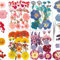 YoothBro 125 Stück gedrückte getrocknete Blumen mit Schmetterlingsaufkleber für Harzform, echte Natur-getrocknete gepresste Blumenset für DIY-Schmuckherstellung Gorgeous