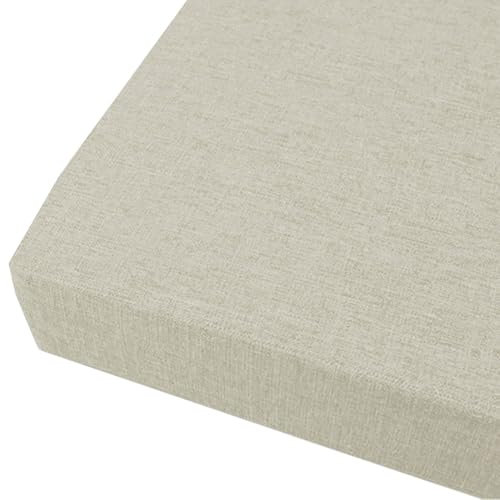 Bankauflage Sitzkissen Bank mit Abnehmbarem Bezug, 5CM Dicke Rutschfestes Bankkissen Outdoor, Sitzpolster Outdoor aus Schaumstoff Polster, Sitzauflage Bank für Garten, Terrasse(#20,200x40x5cm)