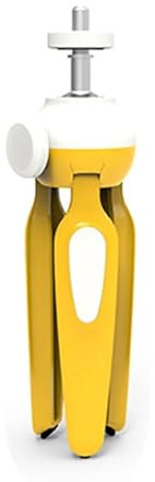 Colorful Mini Tripod for Projector Camera Mini Clip Stand Flexible(Yellow)