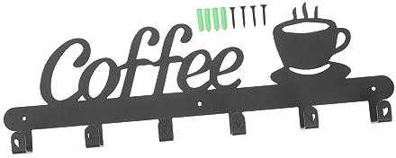 MAGICLULU Becher Montiert 5 Stück Wandhalterung Tassen Kaffeetasse Lagerung - Montiert Becherhalter