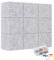 Trendecor 6 Stück Pinnwand Filz Große, 30x30cm Pinnwand Selbstklebend mit Pinnnadeln Filzboard Memotafeln Memo Boards Korkplatte Wanddekoration für Foto Hängen Wanddekoration DIY Projekte