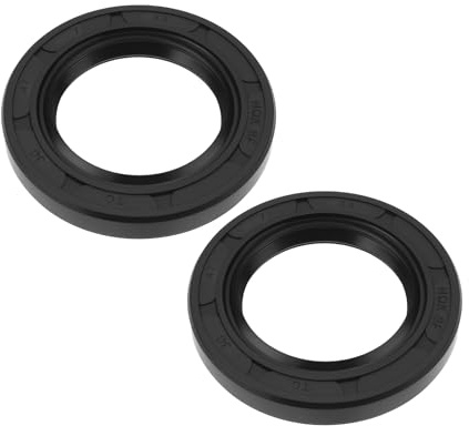 LT Easiyl 2 Stück Metrische Wellenöldichtung TC Doppellippen-Gummidichtung für Abgedichtete Lager Maschinen Automobil-Hydraulikgeräte 30 X 47 X 7 Mm Schwarz