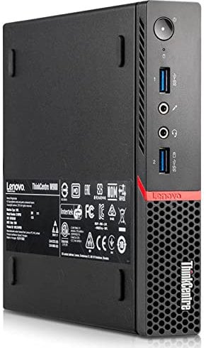 Lenovo Mini PC Ordinateur de Bureau ThinkCentre M700 Tiny, Processeur Core i5-6400T, RAM 16Go, SSD 512Go, Win 10 Pro (Reconditionné)