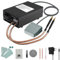 8000W Saldatrice a Punti Macchina Portatile per Saldatura a Punti per Batterie, Attrezzatura Ricaricabile con Penna di Saldatura per Nastri di Nickel da 0,1~0,3 mm