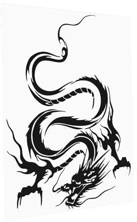 YOSADIER Auto Dragon Aufkleber Einfache Installation Für Motorhaube Und Dach Langlebige Autofolie Für Externe Dekoration Und Individuelles Styling