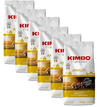 Caffè in grani Kimbo Amalfi 1 kg x 6