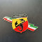 3D Stemmi Adesivo Auto per Abarth 124 131 500 595 695,Tronco Logo Adesivi Emblema Posteriore Anteriore Styling Carrozzeria Decorazioni,B