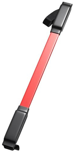 KiBcsLic Armkraft, Geräuschloser Brust Und Muskeltrainer, Unterarm Fitnessgerät für Erwachsene, Schwarz Rot 20kg