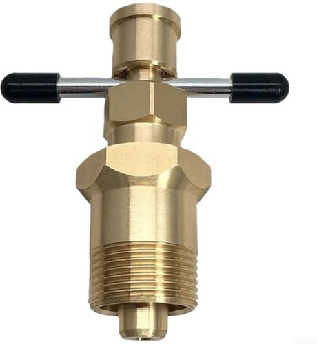 Extracteur d'olive compact pour raccords en laiton de 1,27 cm et 1,9 cm avec corps en fer robuste pour une utilisation efficace dans les installations de plomberie et de réparation