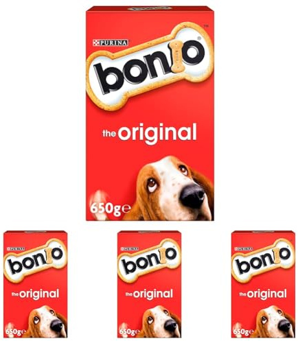 BONIO Original Dog Biscuits 650g (Pack of 4)
