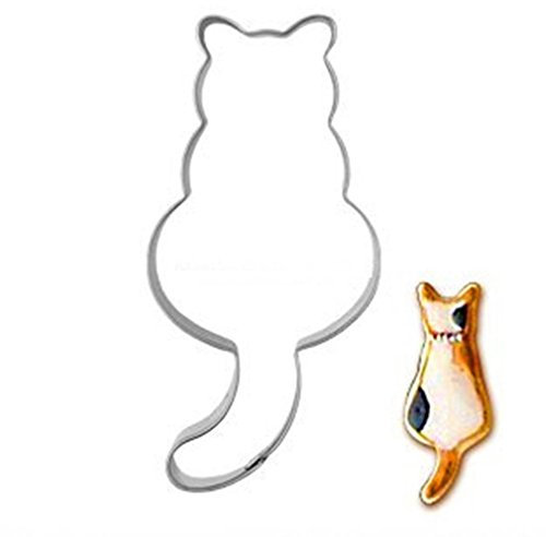 Edelstahl Keks Ausstecher Ausstechformen Kuchen für Plätzchen Brot Keks Fondant Gemüse Obst Katze