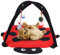 Wakects Cat Spielteppich, Cat Bed Toy Katze Hund Interaktive Matte Haustier Puffer Bett mit hängenden Spielzeug Balls und Mäuse, Katze Spielzeug Großes