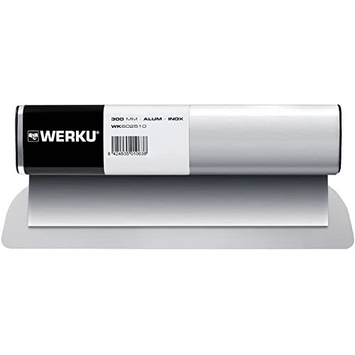 Werku WK602510, Espátula Emplastecer, Calidad Profesional, Largo 300 mm, Ancho 85 mm, Grosor 0.5 mm