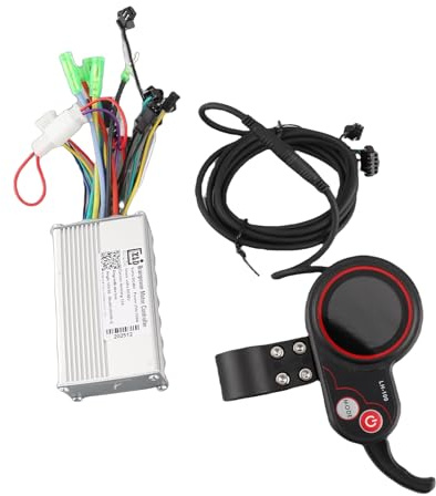 Elektrofahrrad-Controller, LCD-Display-Bedienfeld mit Schalthebelzubehör, Scooter-Bürstenmotor-Controller für Elektrofahrrad-Roller(36V 250/350W Farbdisplay Dual-Modus)