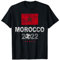 Marokko Fußball Marokkanisches Fußball Retro 22 Trikot T-Shirt