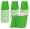 general merchandising 50 Bicchieri di Carta Colorati 250ML Food Grade Multicolore Biodegradabile/Bicchieri di Carta per Feste - Matrimoni - Compleanni / 6 Colori (VERDE, 50)