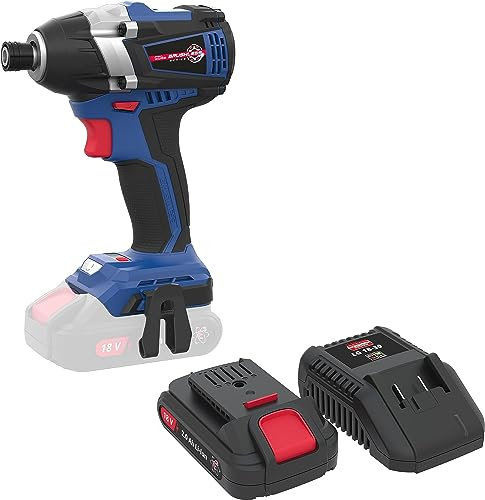 Güde Akku Schlagschrauber BSS 18 1/4 BL (18 V, Brushless Series, 1/4 Hex Metall-Bitdirektaufnahme, Lösedrehmoment 200 Nm, LED Licht, inkl. Schnellladegerät & 2,0Ah Akkupack Starter-Kit LGAP 18-3020)