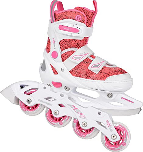 Tempish – Enbo Girl Duo Verstelbare Schaatsen/Skeelers – Kinderen – Roze – 37-40