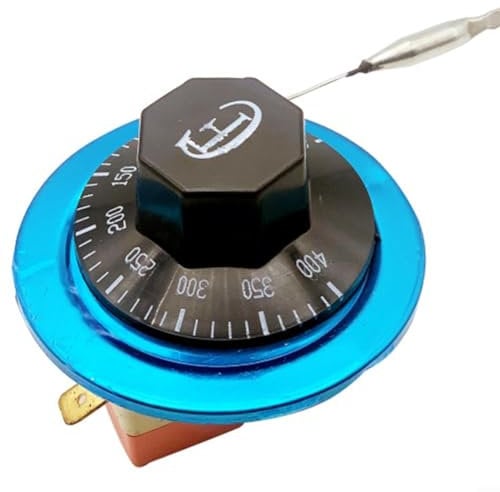 Termostato per forno elettrico temperatura regolabile interruttore 50-400℃ 2 pin